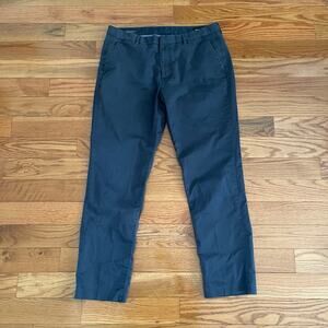 Bonobos Weekday Warrior Dress Pants Mens 36 Blue Stretch Wrinkle Free Work